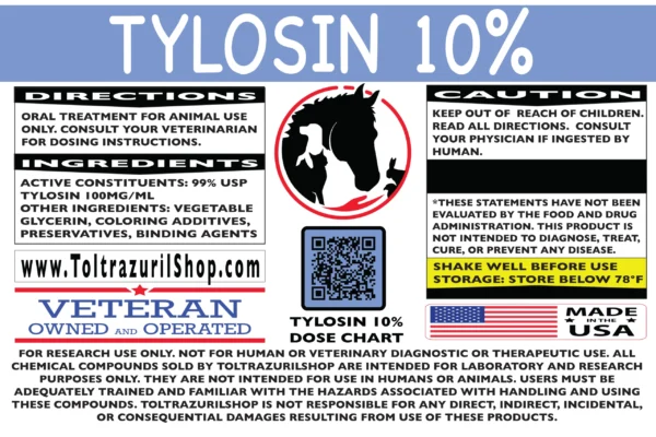 Tylosin 10% Liquid Solution - Image 2